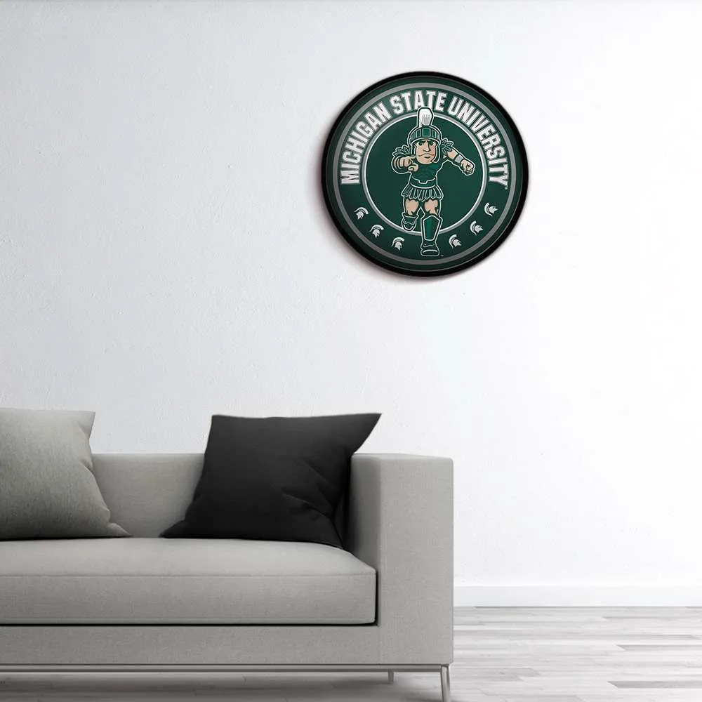 Michigan State Spartans: Sparty - Modern Disc Wall Sign