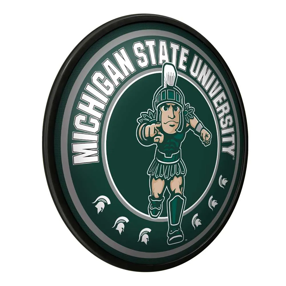 Michigan State Spartans: Sparty - Modern Disc Wall Sign