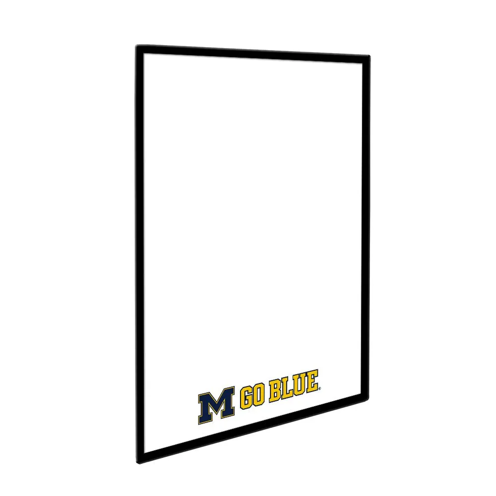 Michigan Wolverines: Go Blue - Framed Dry Erase Board