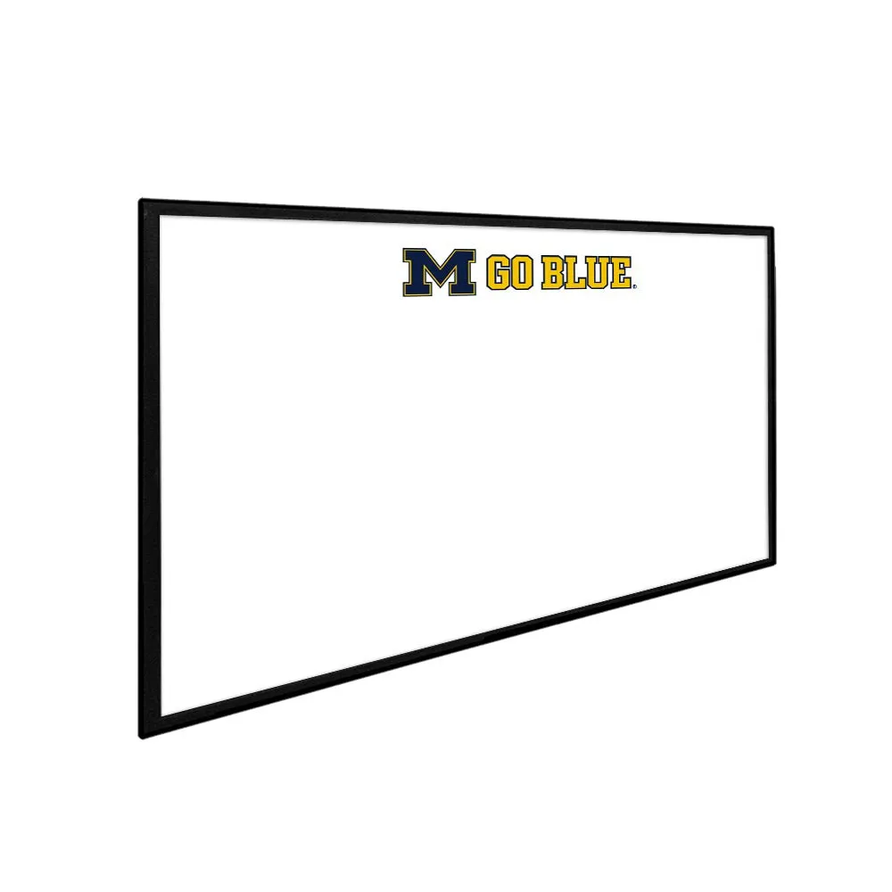Michigan Wolverines: Go Blue - Framed Dry Erase Board