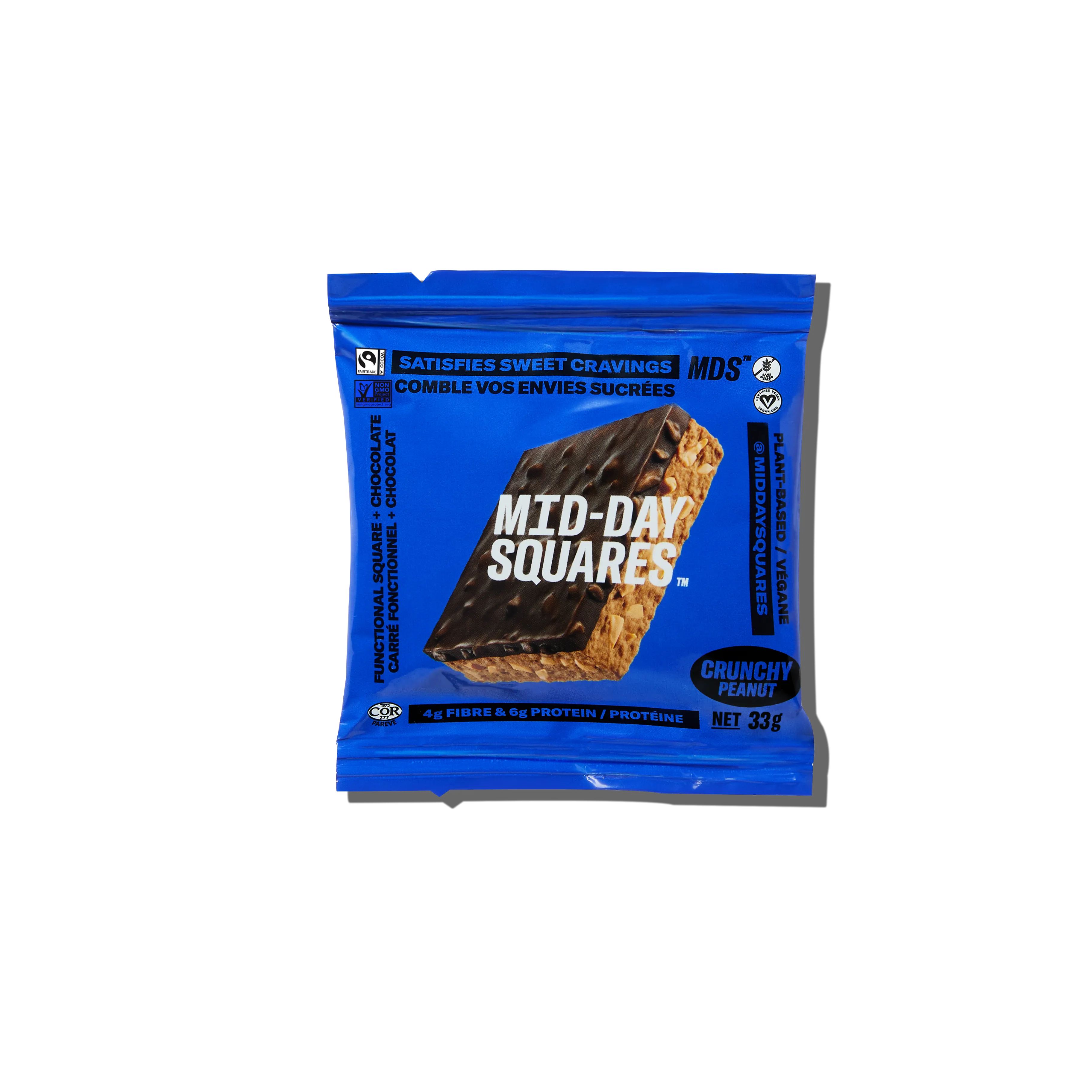 Mid-Day Squares - Crunchy Peanut Functional Snack Bar