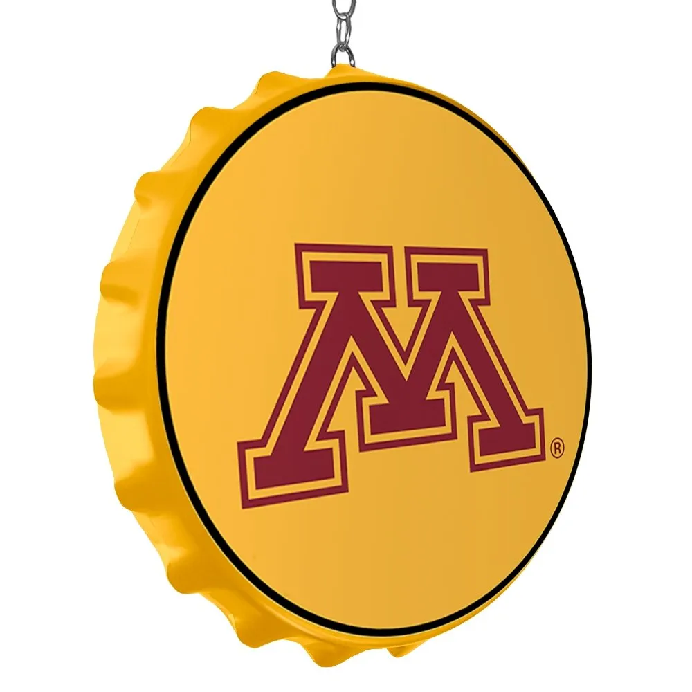 Minnesota Golden Gophers: Round Bottle Cap Dangler