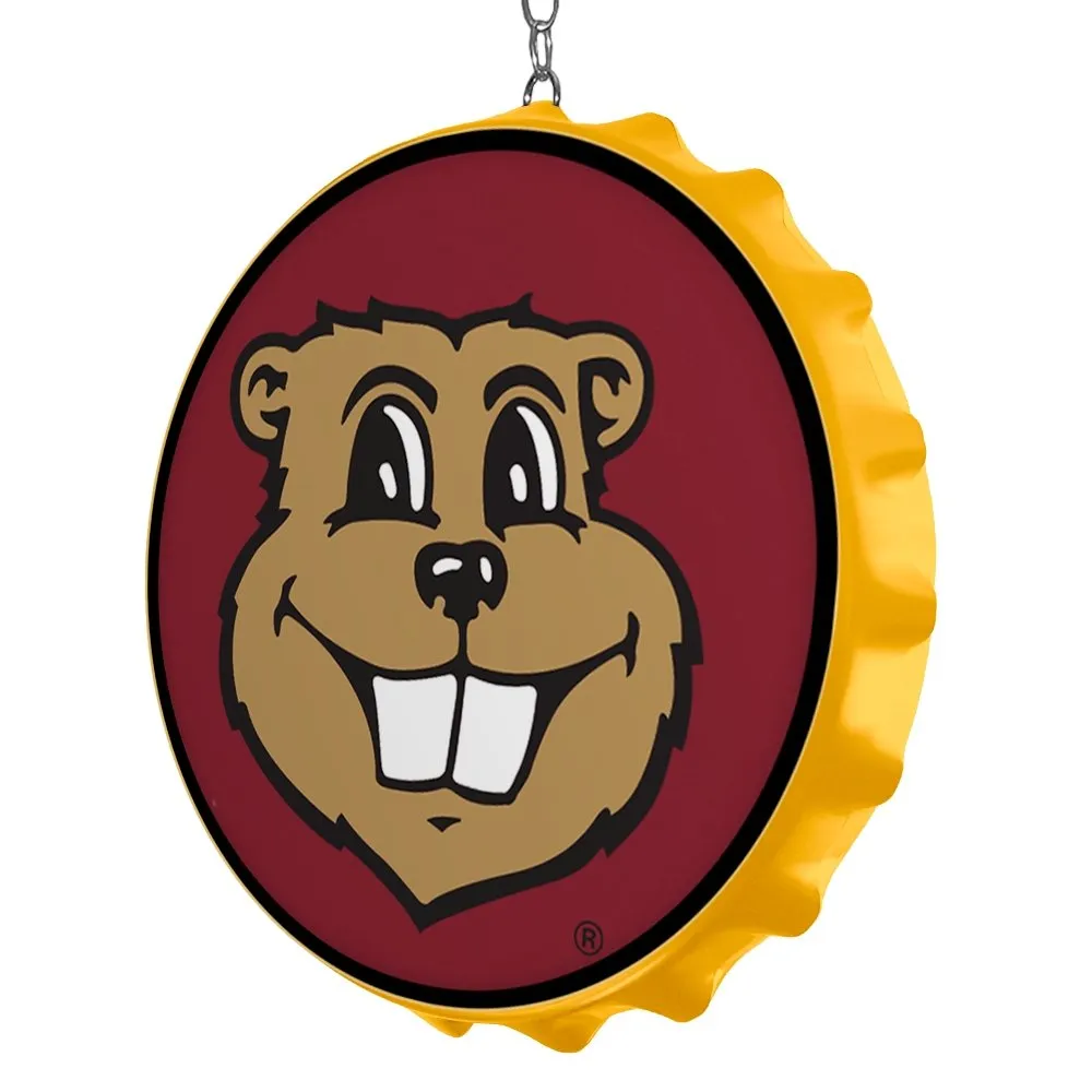 Minnesota Golden Gophers: Round Bottle Cap Dangler