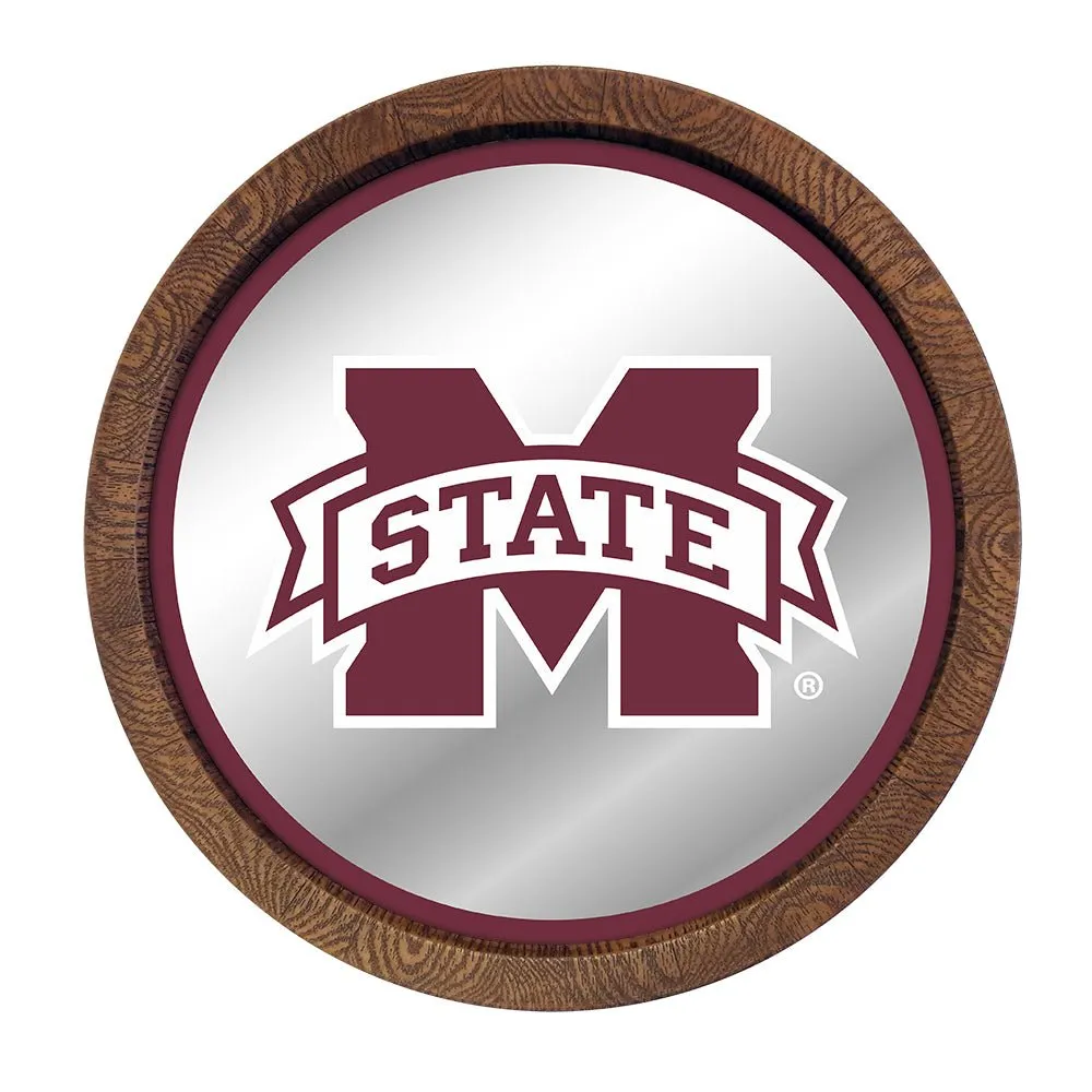 Mississippi State Bulldogs: Mirrored Barrel Top Mirrored Wall Sign