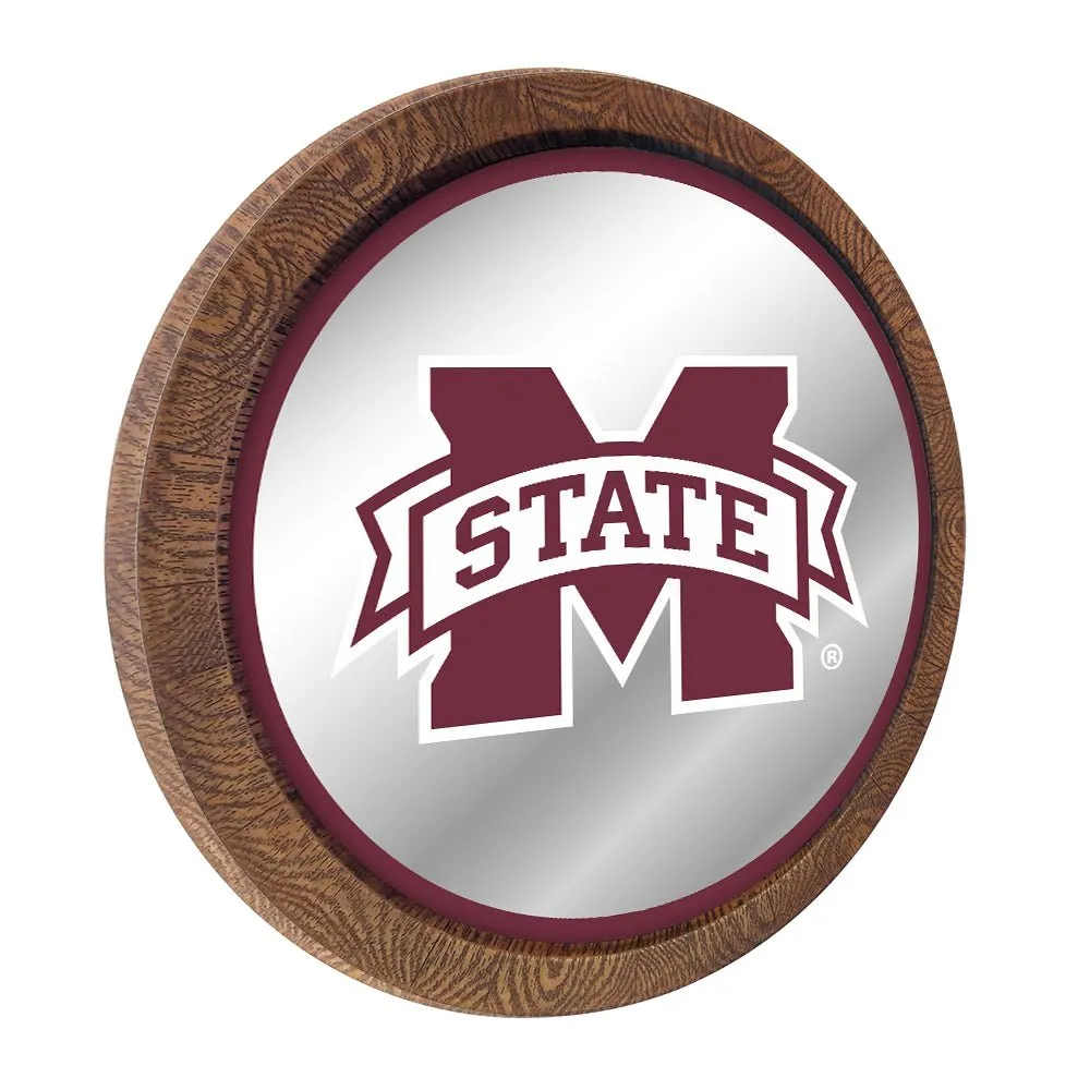Mississippi State Bulldogs: Mirrored Barrel Top Mirrored Wall Sign