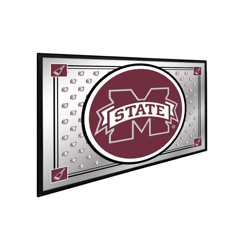 Mississippi State Bulldogs: Team Spirit - Framed Mirrored Wall Sign