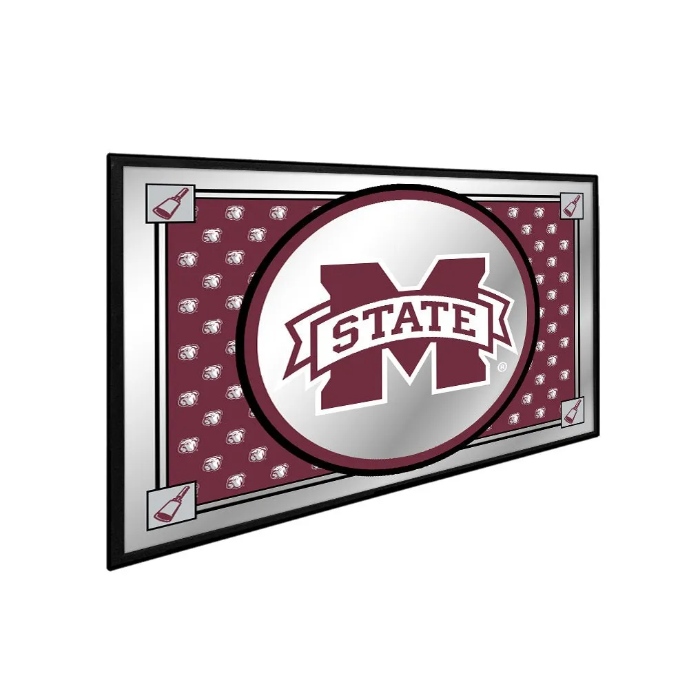 Mississippi State Bulldogs: Team Spirit - Framed Mirrored Wall Sign