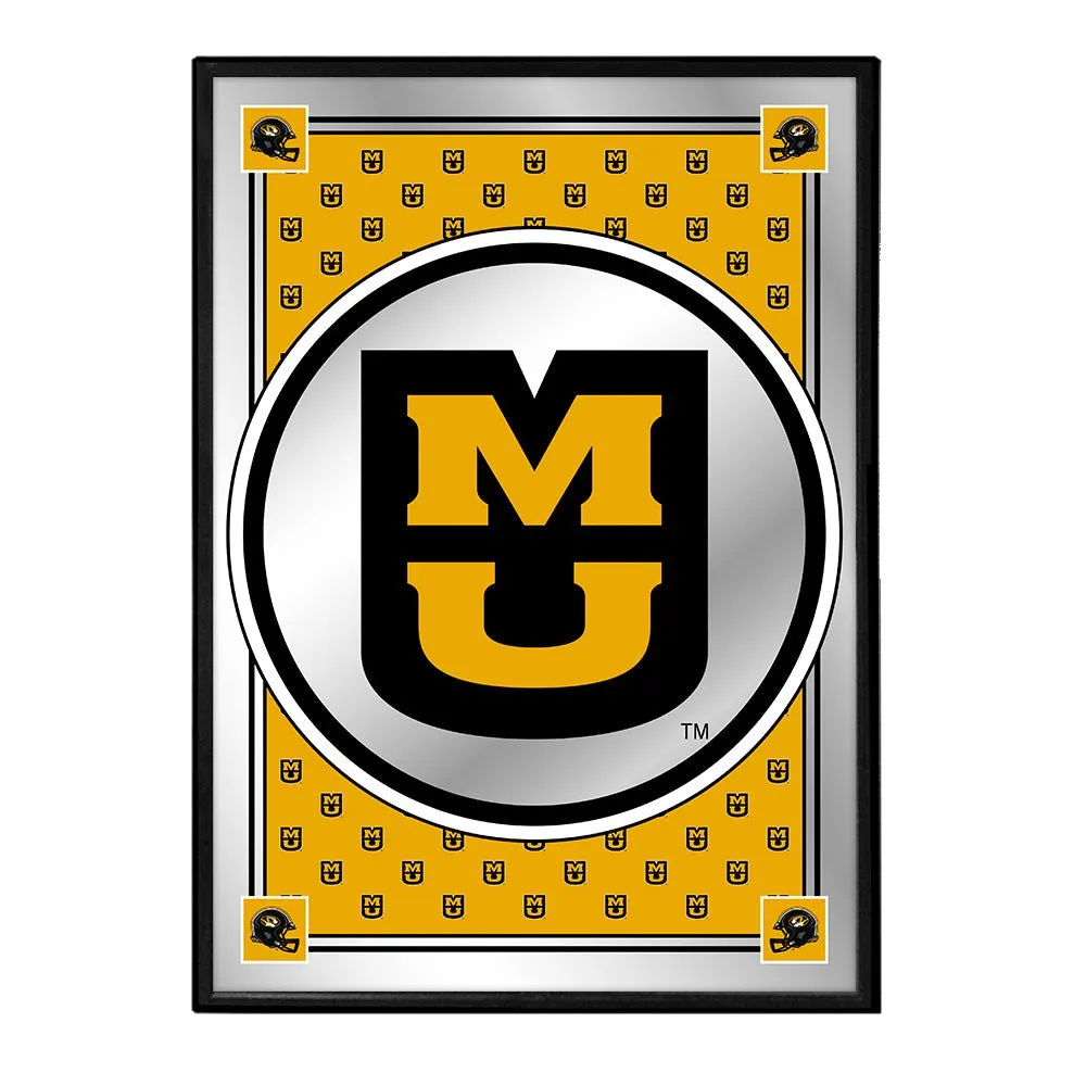 Missouri Tigers: Team Spirit, MU - Framed Mirrored Wall Sign