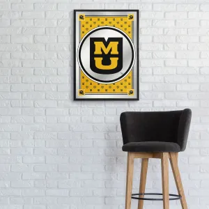 Missouri Tigers: Team Spirit, MU - Framed Mirrored Wall Sign