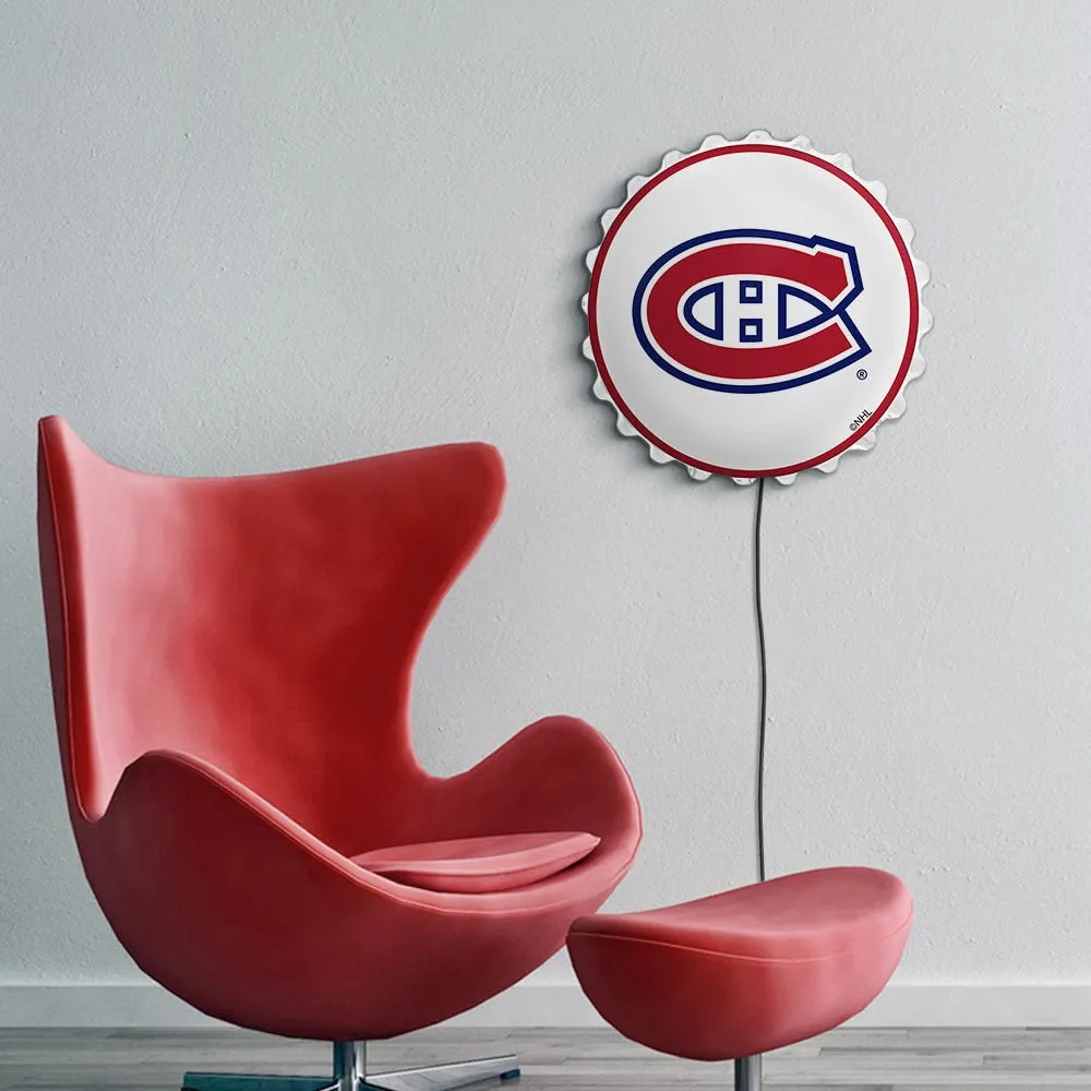 Montreal Canadiens: Bottle Cap Wall Light