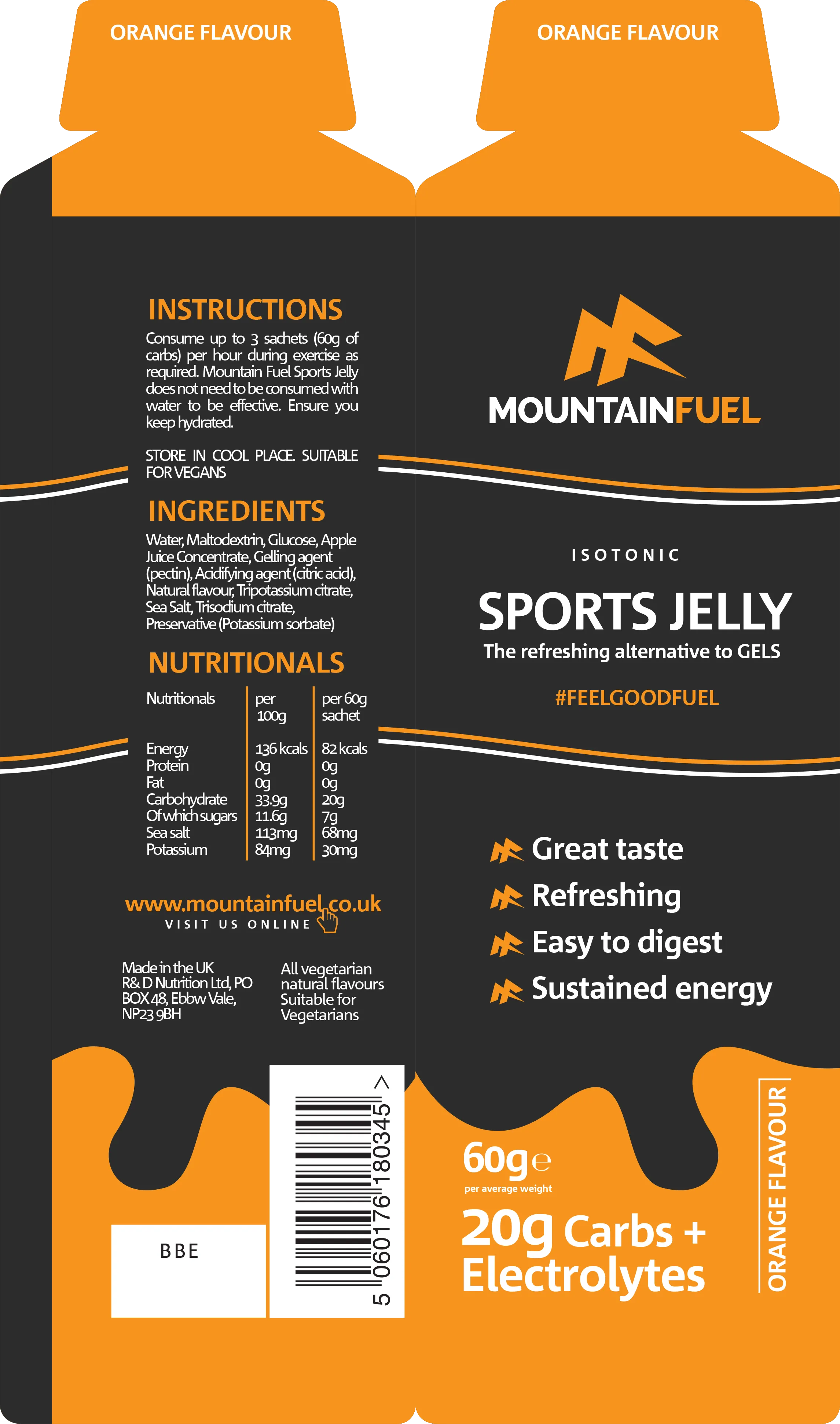 Mountain Fuel - Sport Jelly with Electrolytes