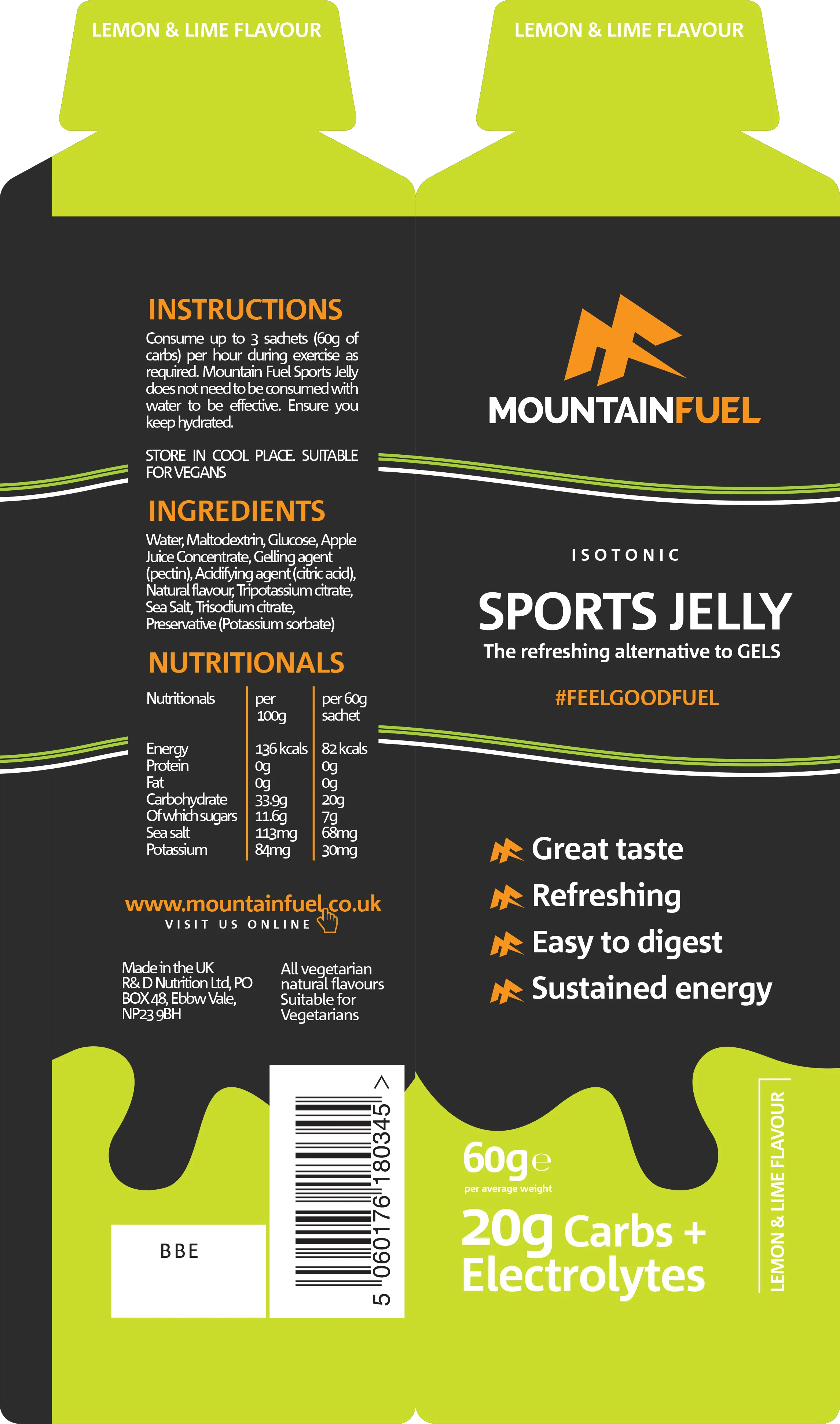 Mountain Fuel - Sport Jelly with Electrolytes