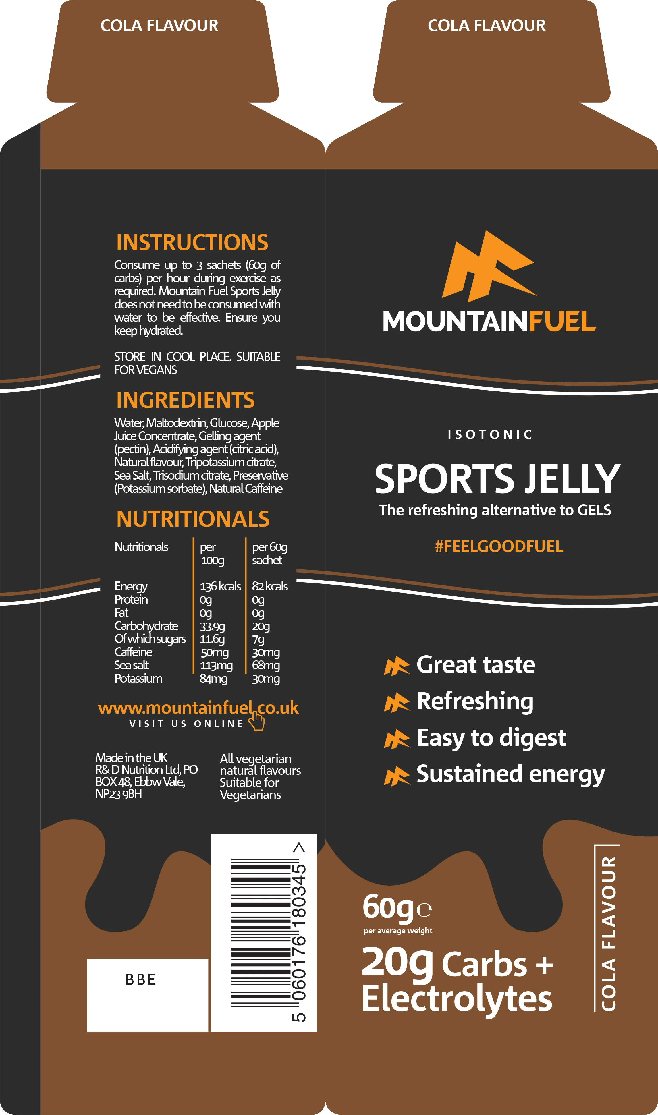 Mountain Fuel - Sport Jelly with Electrolytes