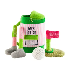 Mud Pie Pink Golf Plush Set
