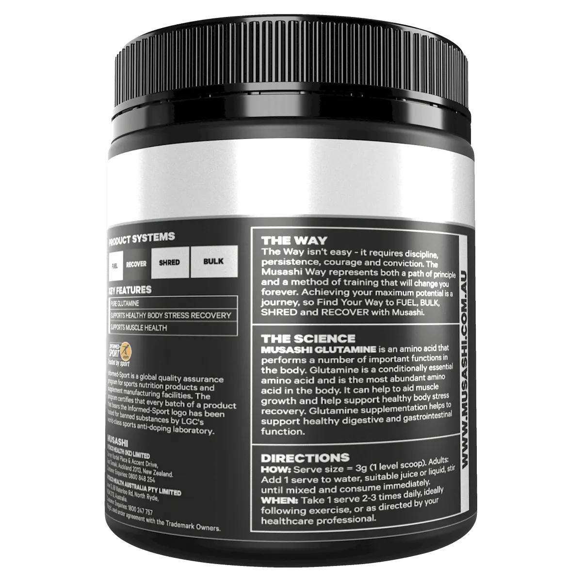 Musashi Glutamine 350g