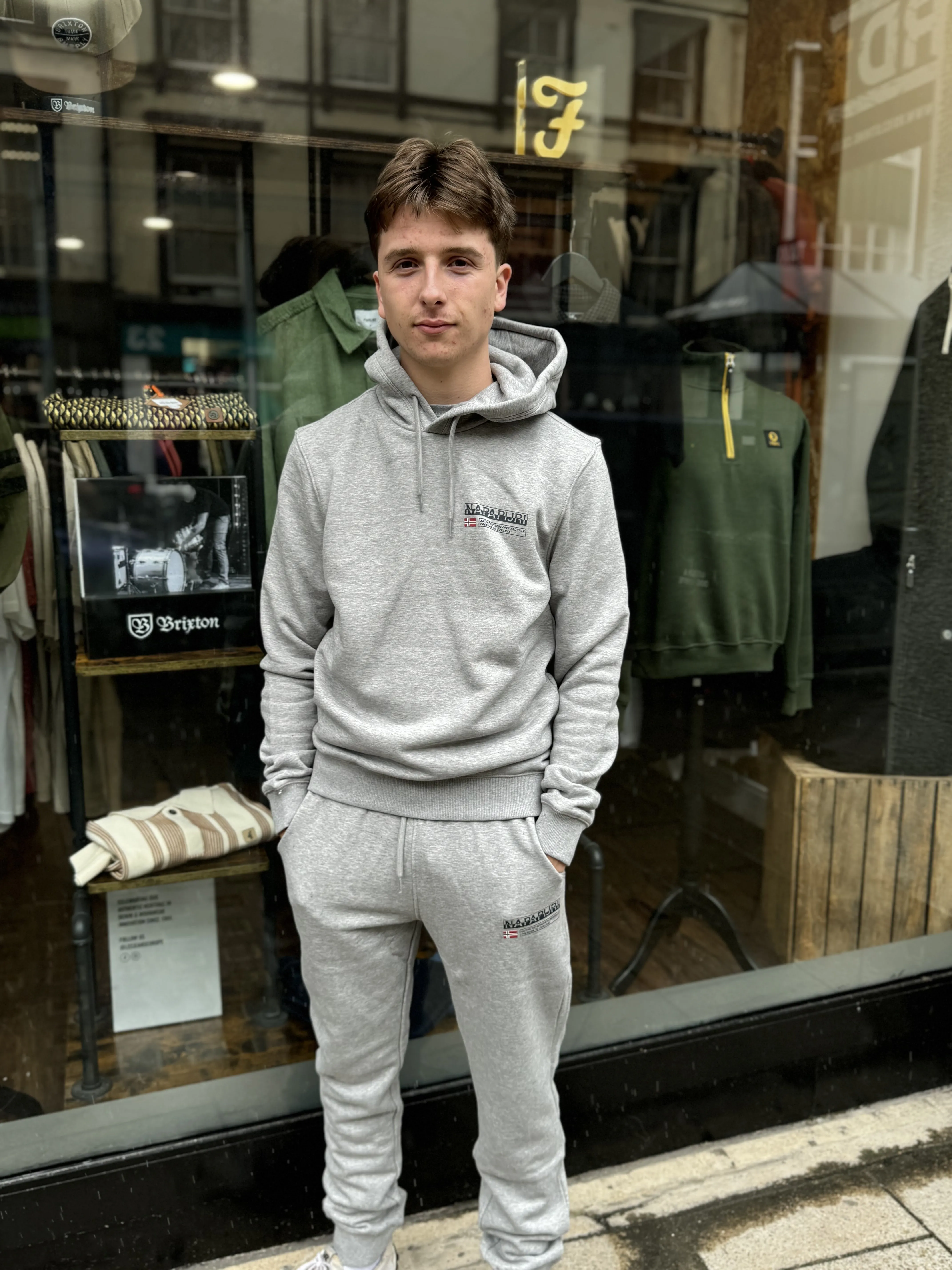 Napapijri Kasba Hoodie In Grey