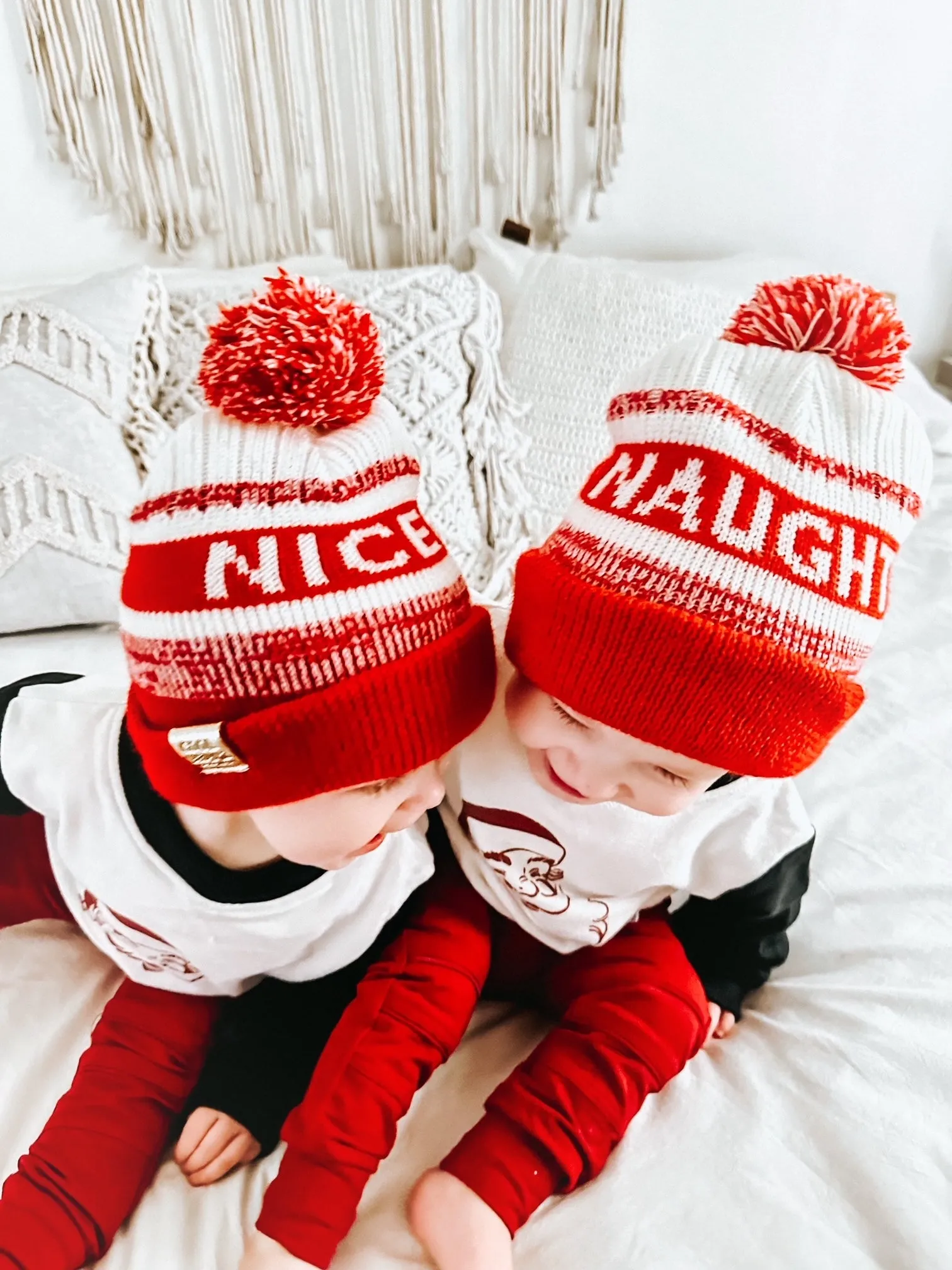 Naughty or Nice Reversible Beanie