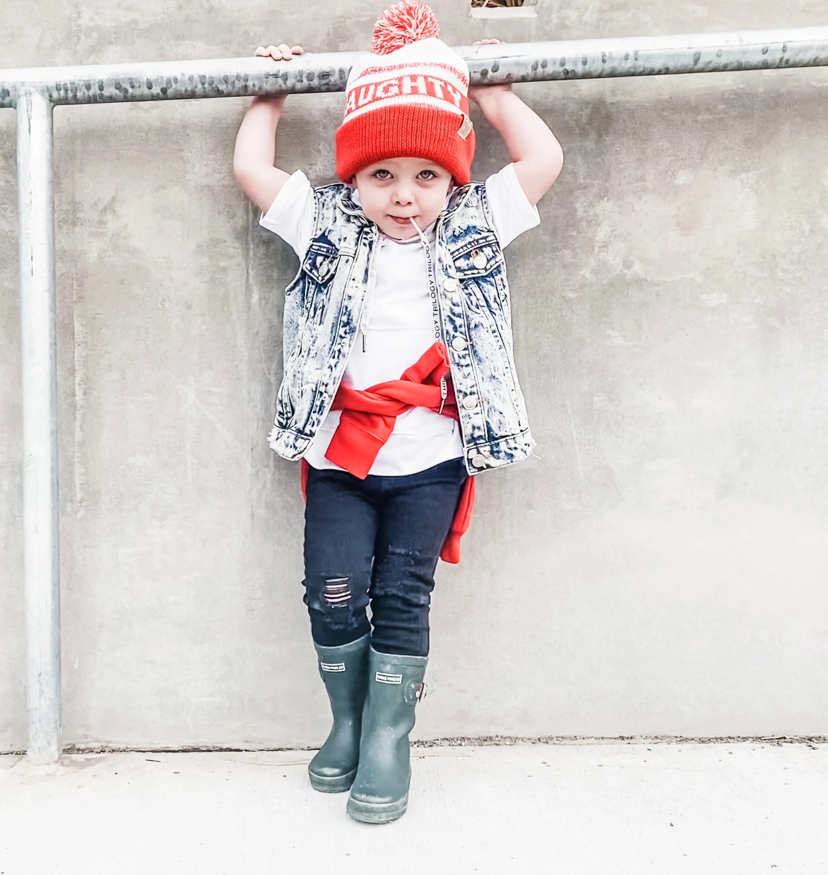 Naughty or Nice Reversible Beanie