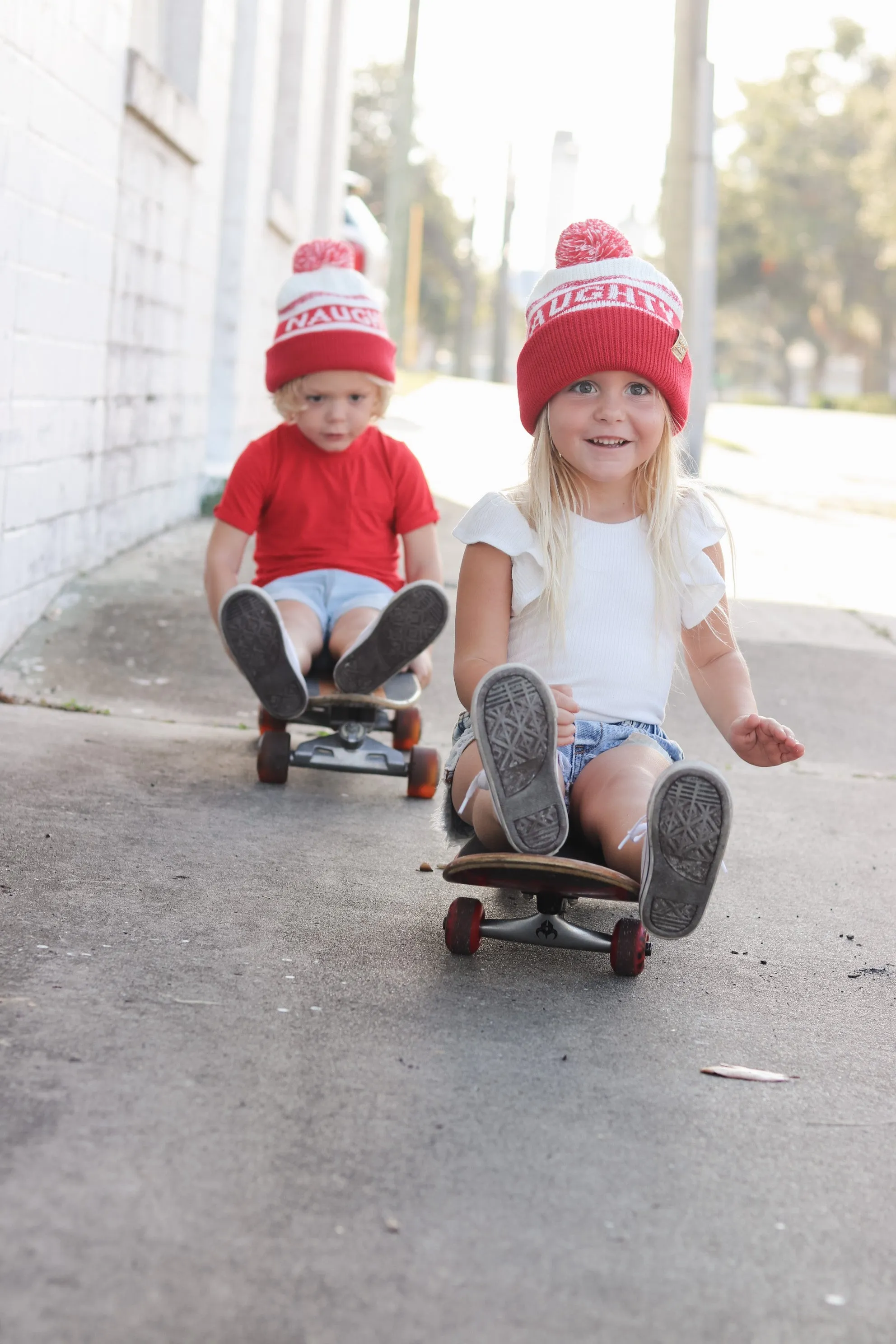 Naughty or Nice Reversible Beanie