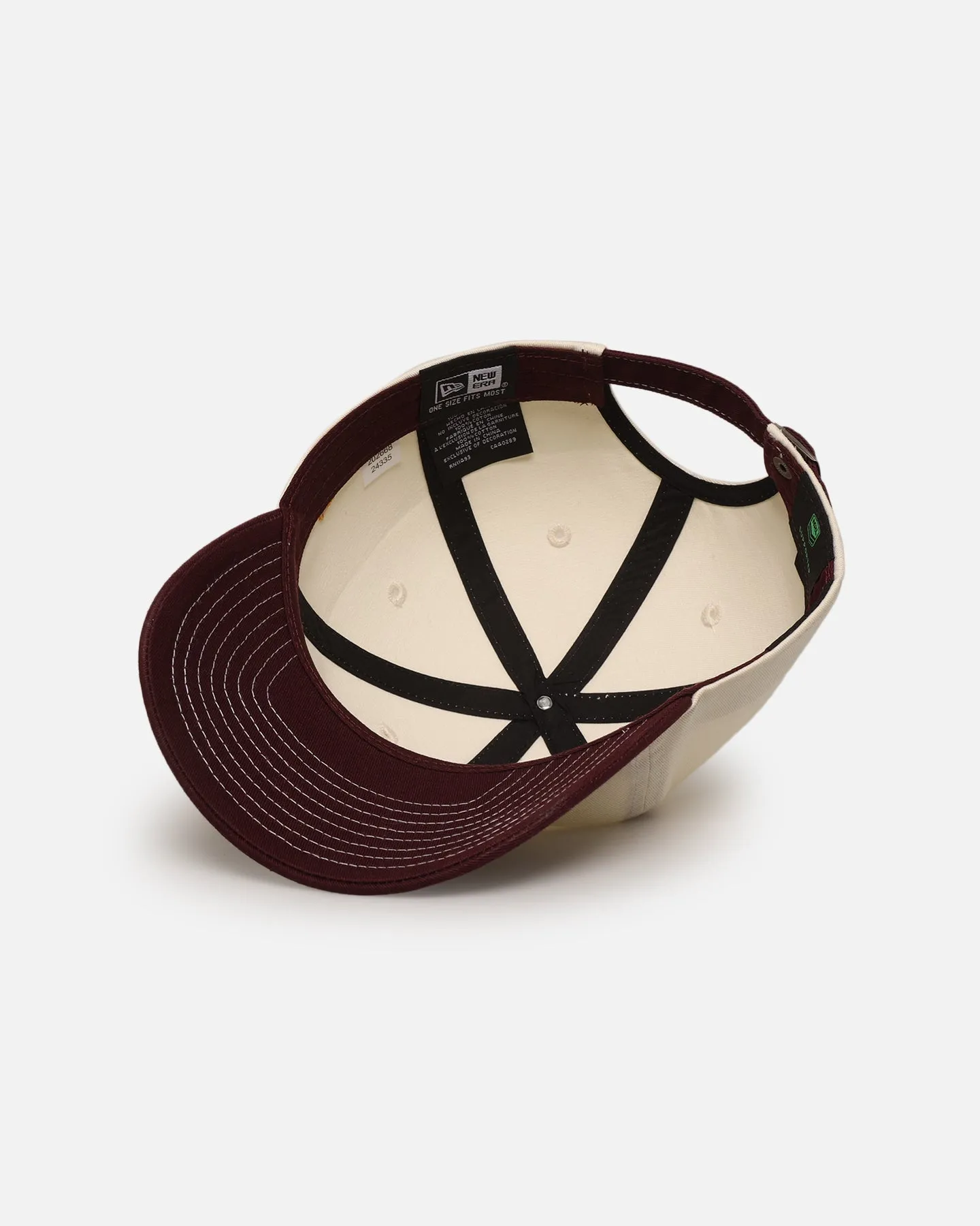 New Era Brisbane Broncos 'NRL 2-Tone 2025 Collection' Casual Classic Strapback Chrome White