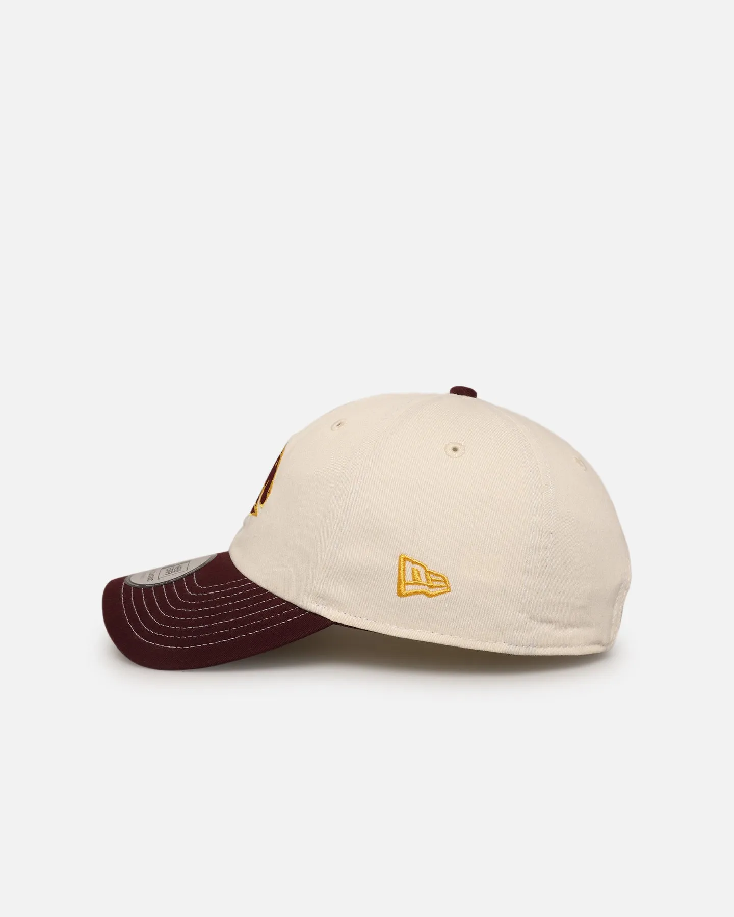 New Era Brisbane Broncos 'NRL 2-Tone 2025 Collection' Casual Classic Strapback Chrome White