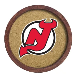 New Jersey Devils: Barrel Top Cork Note Board