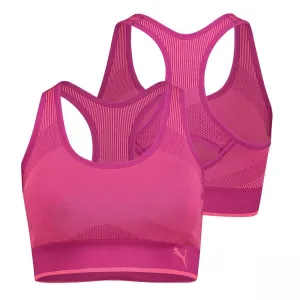 New Puma Womens Active Performance Sports Seamless Bra. 1343696-1 Medium