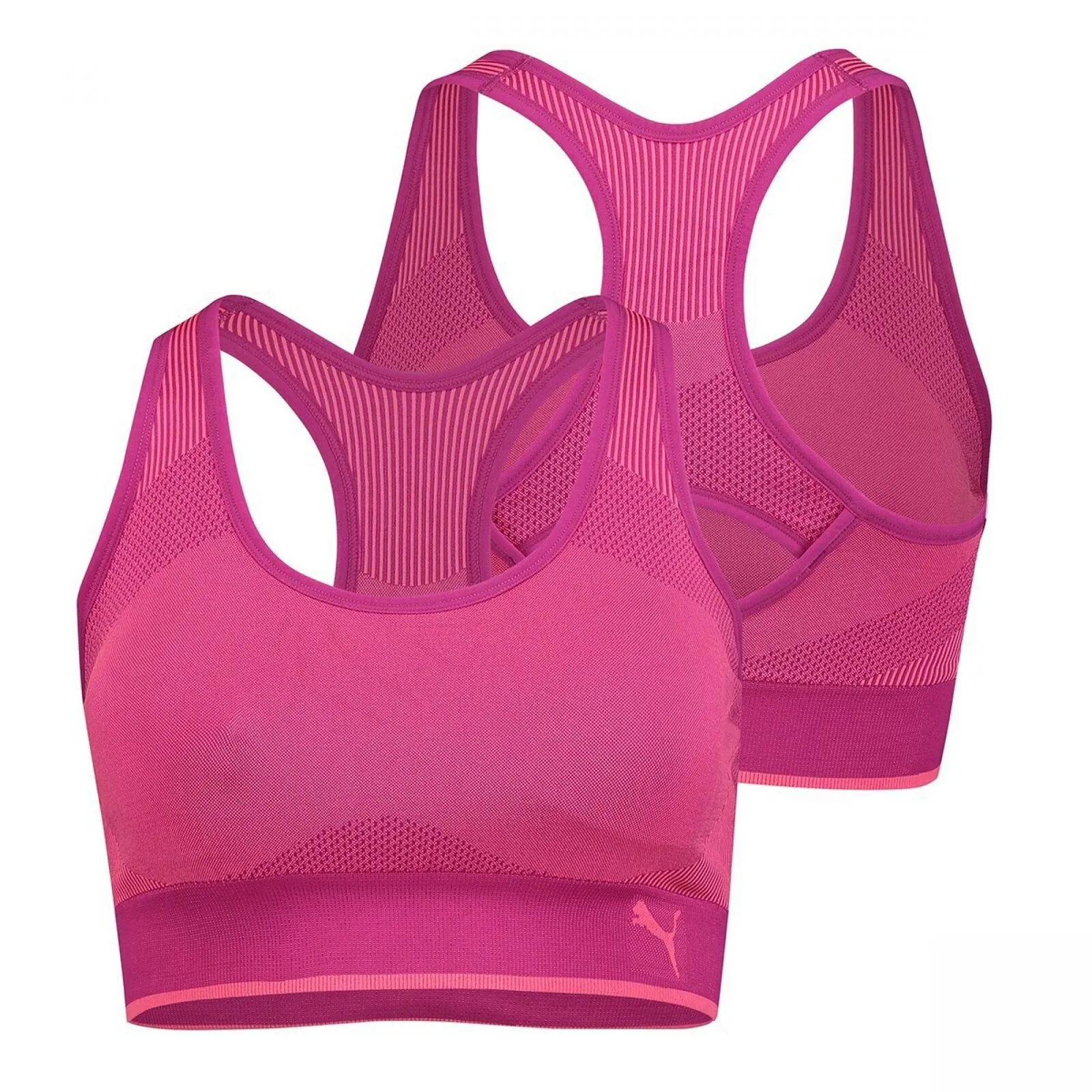 New Puma Womens Active Performance Sports Seamless Bra. 1343696-1 Medium