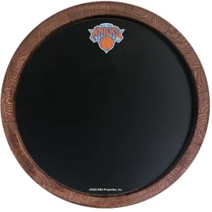 New York Knicks: Chalkboard "Faux" Barrel Top Sign