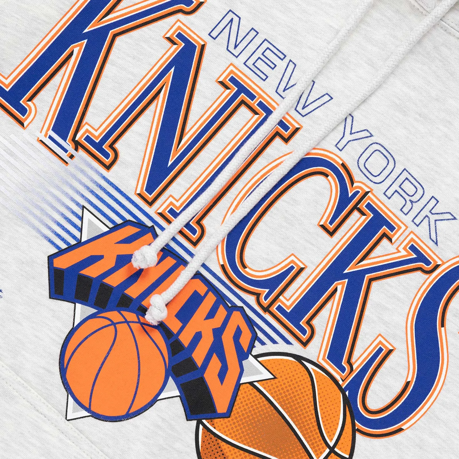 New York Knicks Swish Hoodie - Silver Marl