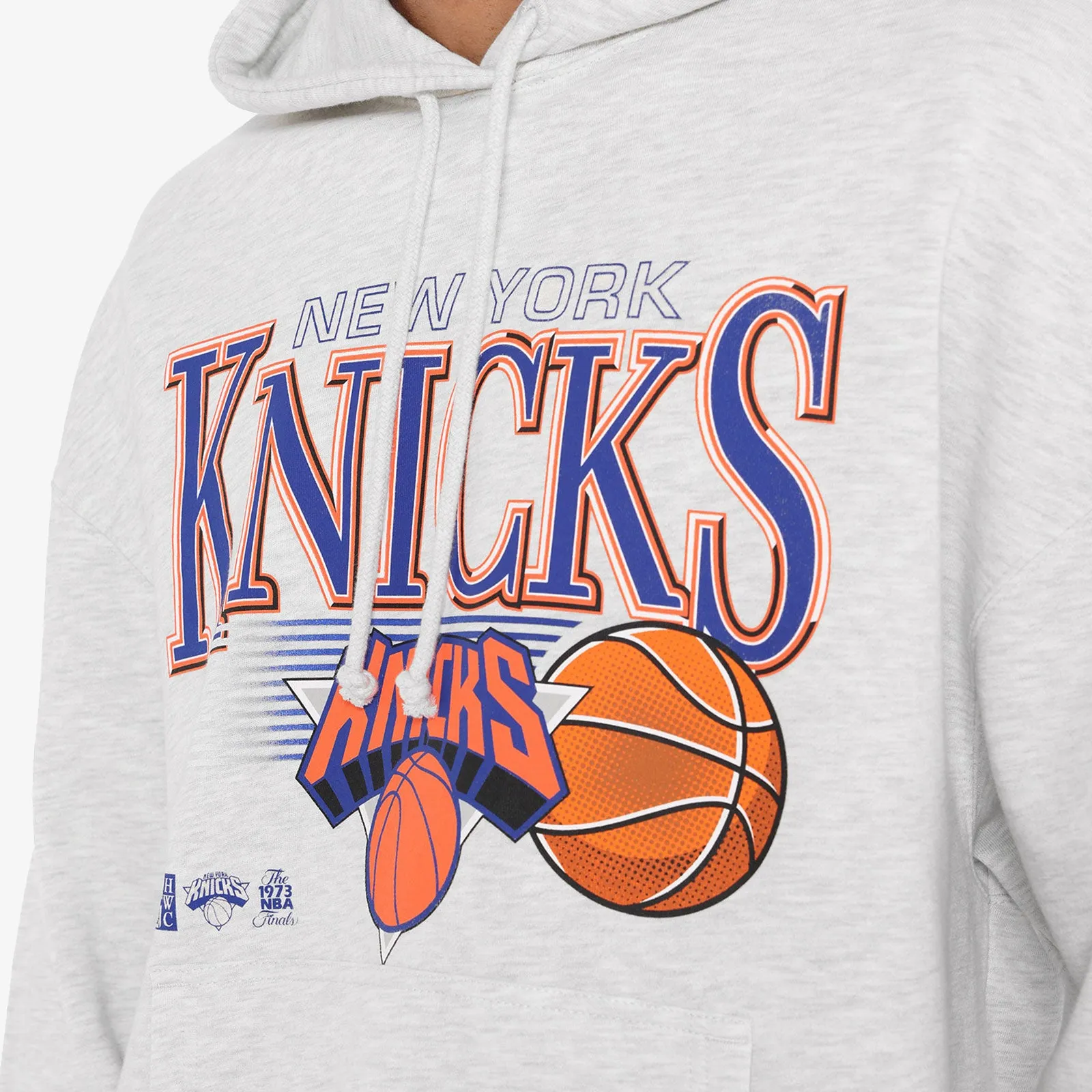 New York Knicks Swish Hoodie - Silver Marl