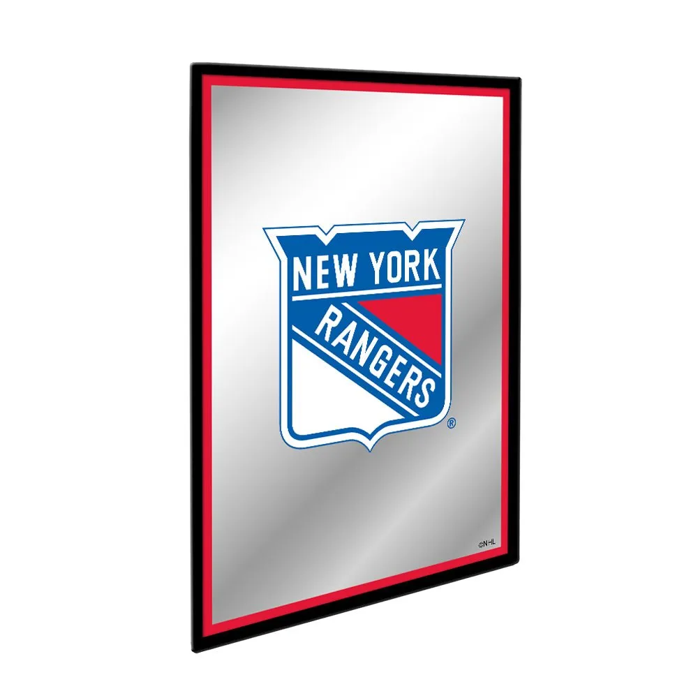 New York Rangers: Logo - Framed Mirrored Wall Sign