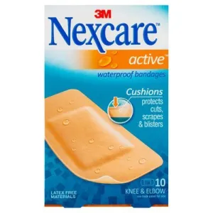 Nexcare Active Waterproof Strip Large 10 Pack