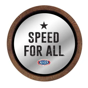 NHRA: Speed for All - Mirrored Barrel Top Mirrored Wall Sign