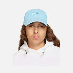 Nike Club Cap Unstructured Corduroy Cap -Aquarius Blue/Aquarius Blue