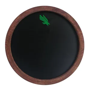 North Texas Mean Green: Chalk "Faux" Barrel Top Sign