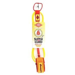 Ocean & Earth Moulded Heritage Comp Leash (6ft-Yellow)