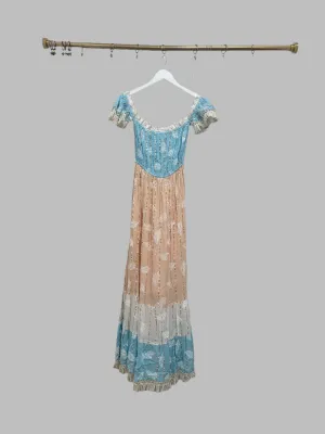 Off-Shoulder Boho Maxi Dress