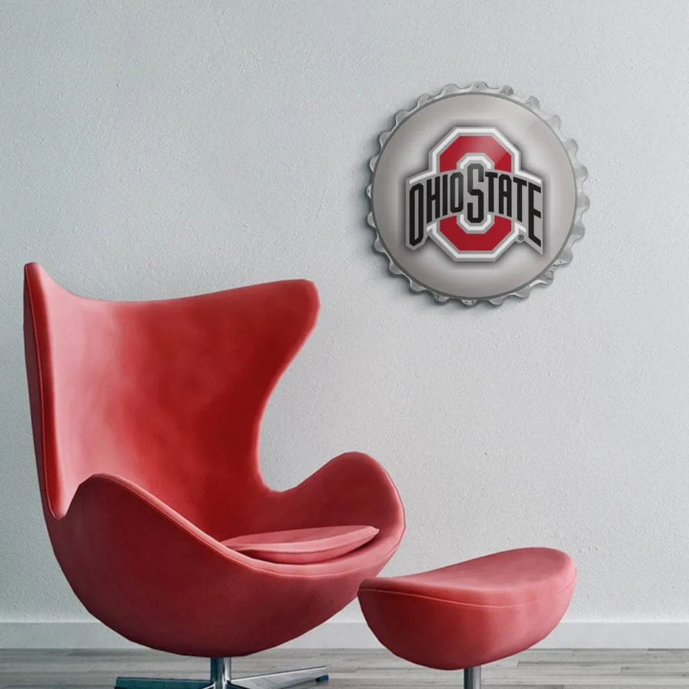 Ohio State Buckeyes: Bottle Cap Wall Sign