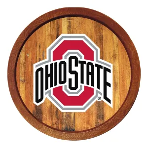 Ohio State Buckeyes: "Faux" Barrel Top Sign