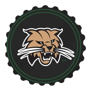 Ohio University Bobcats: Bobcat - Bottle Cap Wall Sign