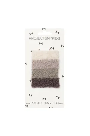 Olly Log Clips Set of 4 - Grey Set