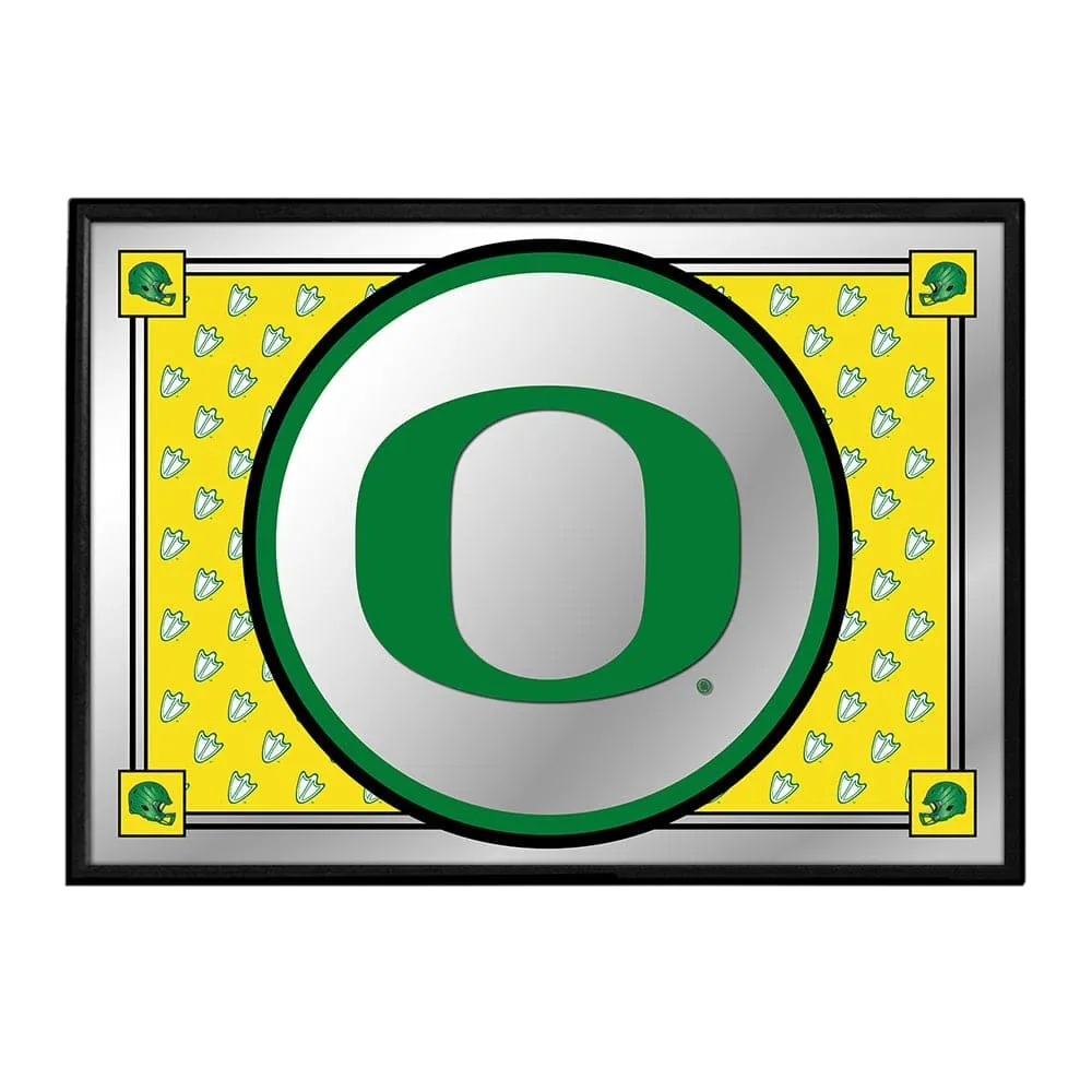 Oregon Ducks: Team Spirit - Framed Mirrored Wall Sign