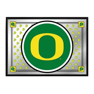 Oregon Ducks: Team Spirit - Framed Mirrored Wall Sign