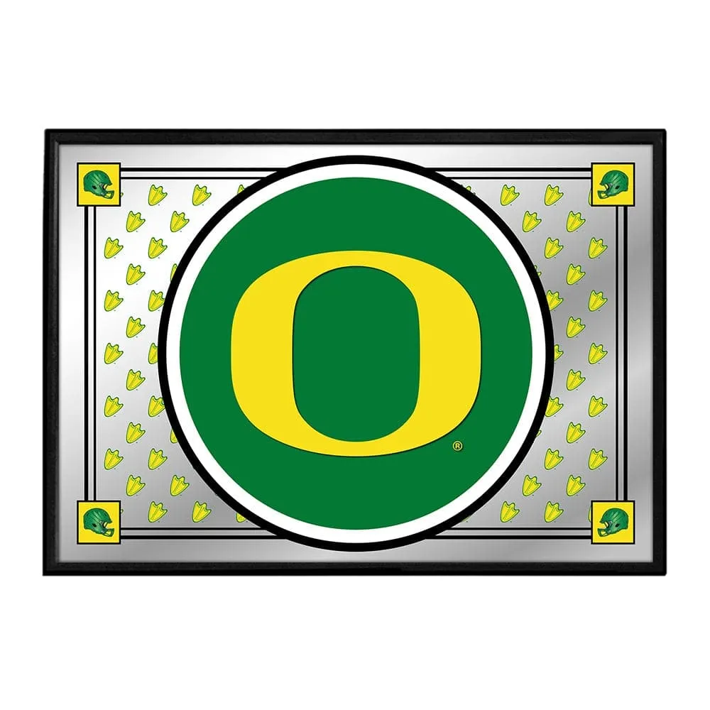 Oregon Ducks: Team Spirit - Framed Mirrored Wall Sign