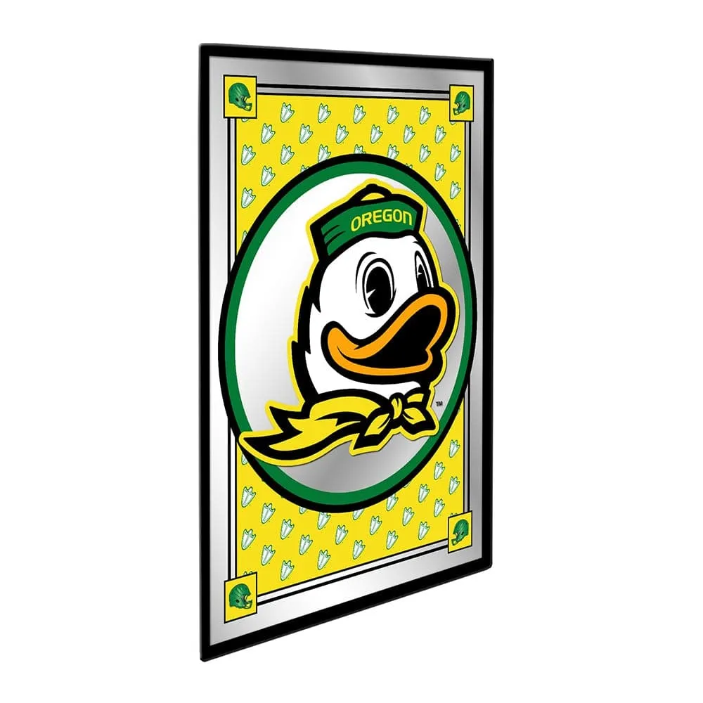 Oregon Ducks: Team Spirit, Mascot - Framed Mirrored Wall Sign