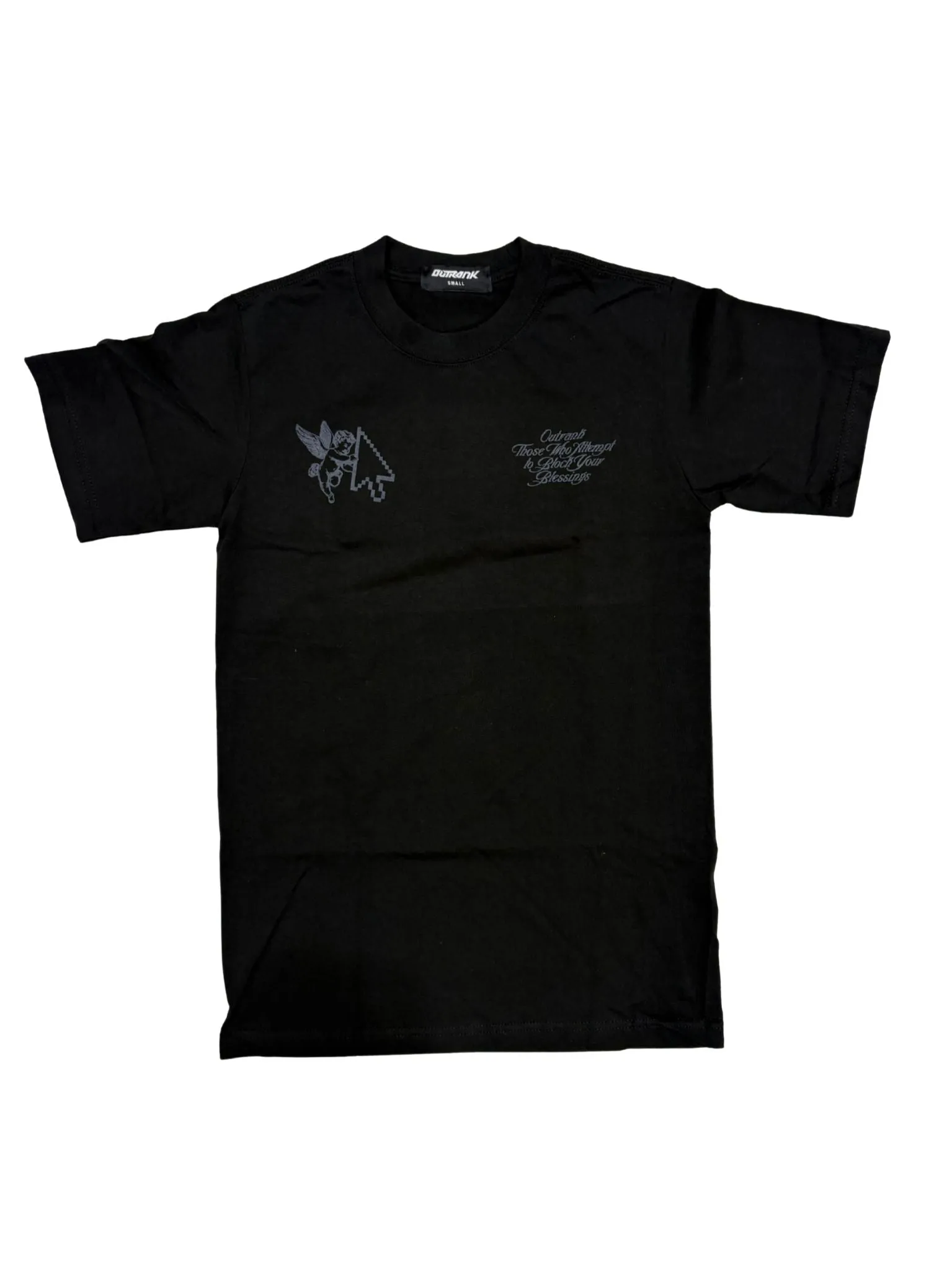 Outrank Those Who Attempt Ultra Heavyweight Tee (Black)