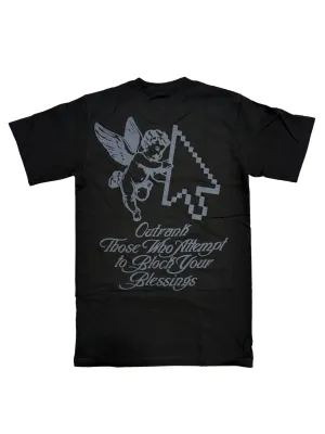Outrank Those Who Attempt Ultra Heavyweight Tee (Black)
