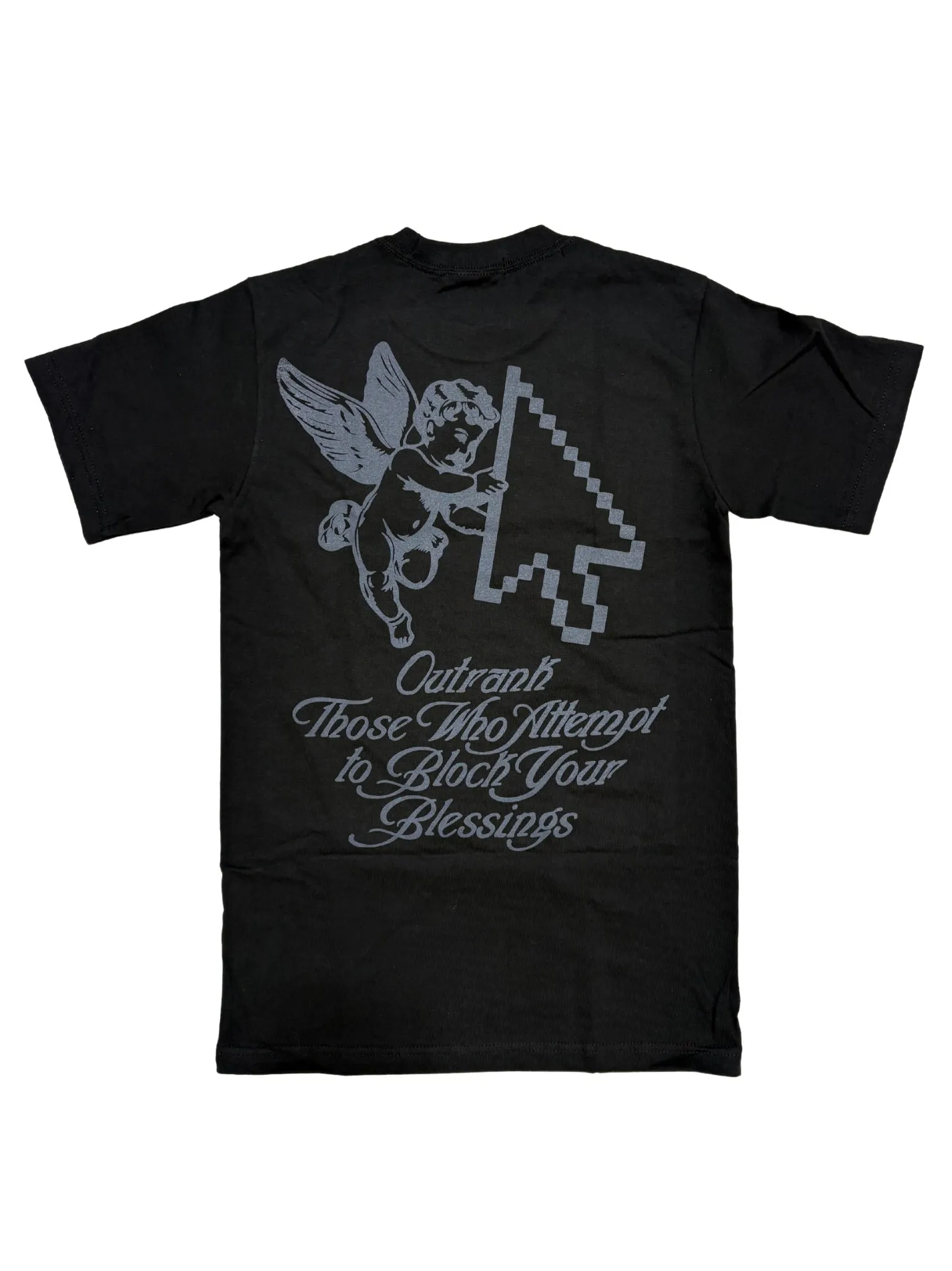 Outrank Those Who Attempt Ultra Heavyweight Tee (Black)