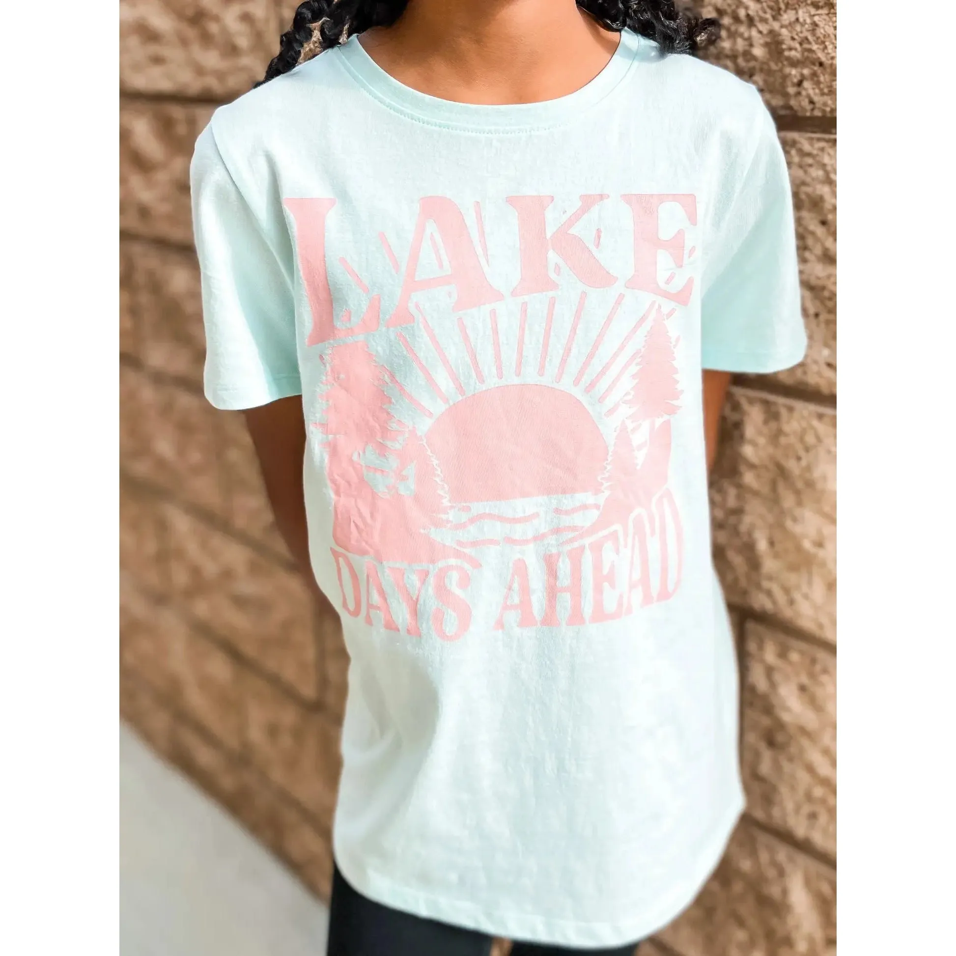 Paper Flower Lake Days Ahead Tee